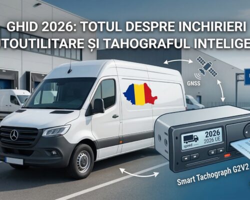 Închirieri autoutilitare și închirieri dube în 2026: ai nevoie de tahograf sau nu?